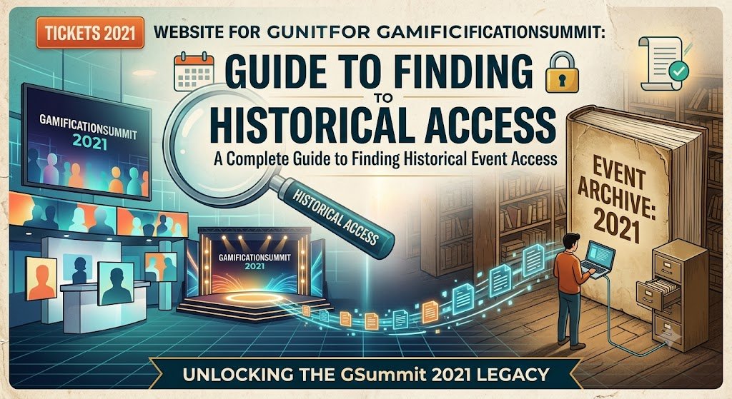 Tickets 2021 Website for GamificationSummit: A Complete Guide to Finding Historical Event Access tickets 2021 website for gamificationsummit