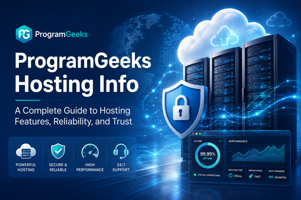 ProgramGeeks Hosting Info: A Complete Guide to Hosting Features, Reliability, and Trust programgeeks hosting info