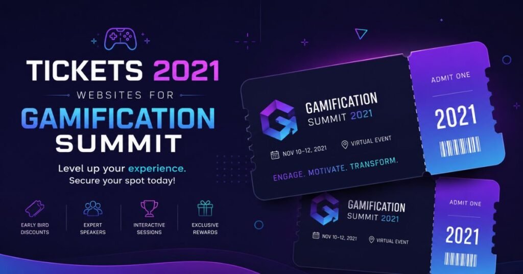 tickets 2021 website for gamificationsummit